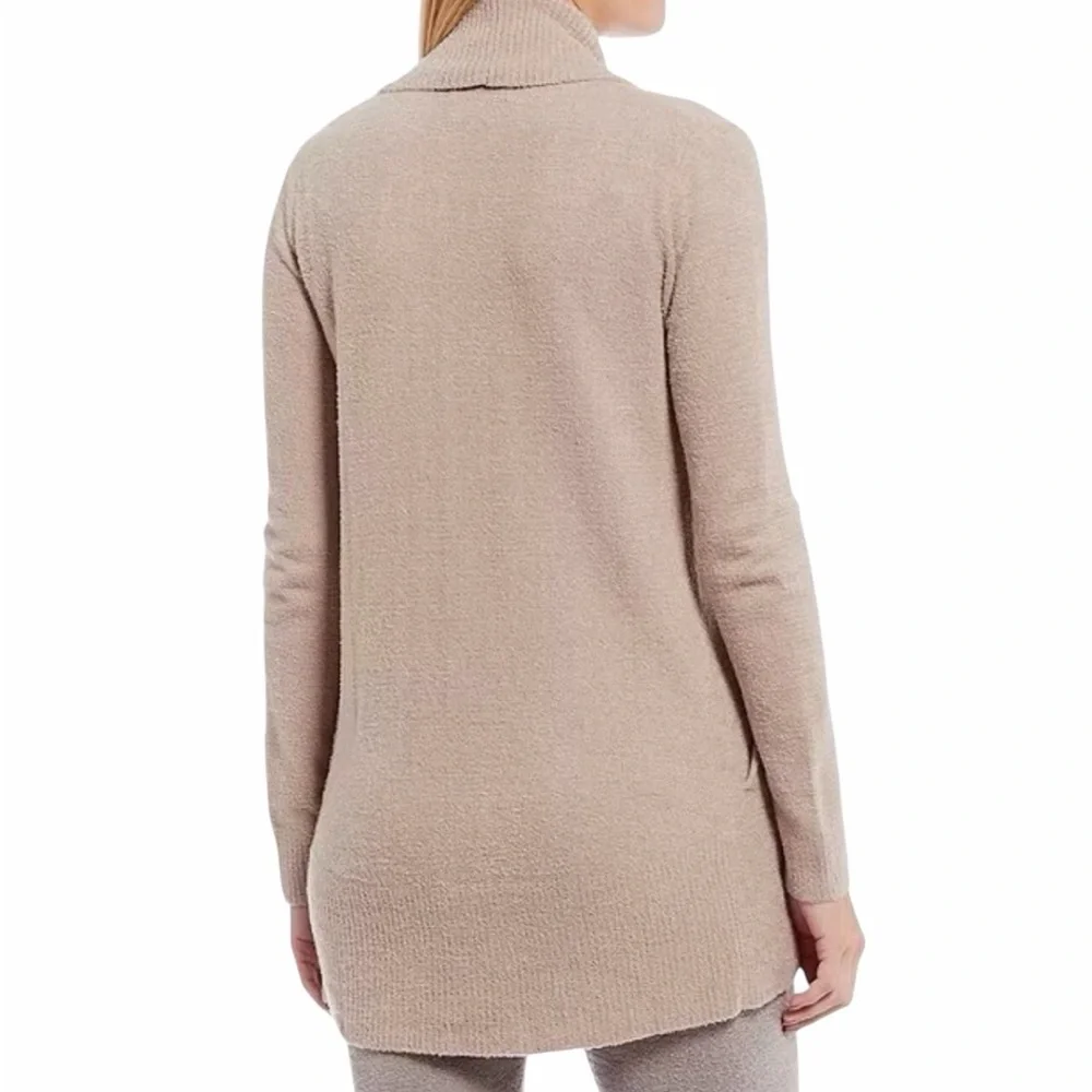 Barefoot Dreams Tan Cozy Chic Lite Open Front Circle Cardigan Sweater size XS/S - Picture 2 of 7
